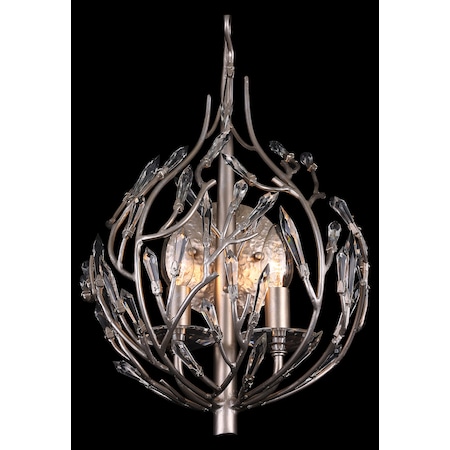 Bask 2-Lt Crystal Wall Sconce